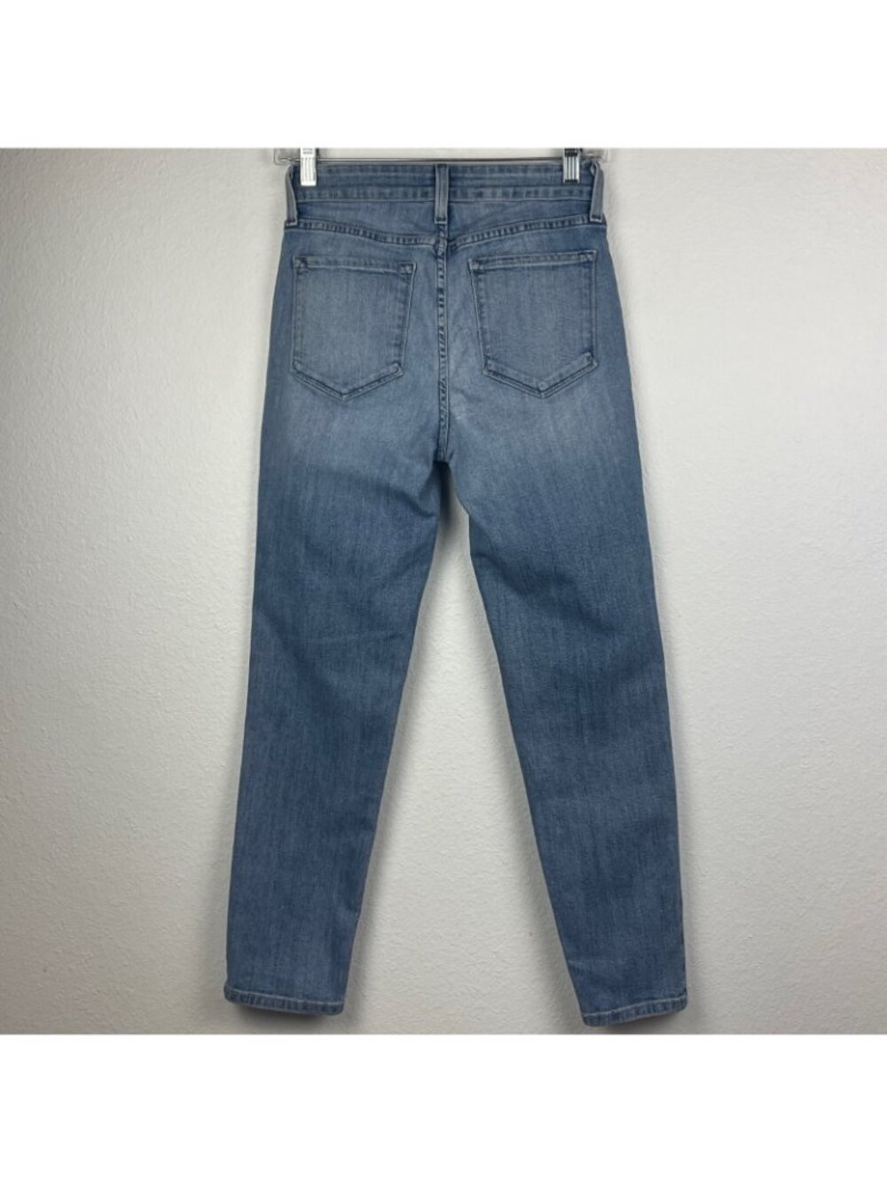 NYDJ Jeans Womens Size 2/27 Mid Rise Slim Leg Stretch Medium Washes Denim Blue - Picture 2 of 8